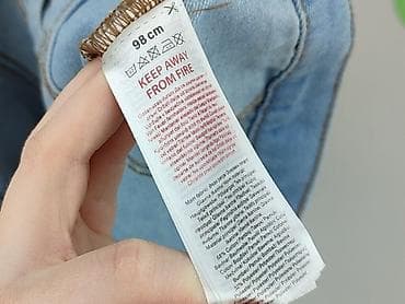 mango balloon jeans: Dziecięca kurtka jeansowa, 2-3 lat, 92-98 cm, stan - Bardzo dobry — 4