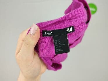 sweter z angory: H&M Basic, Sweter damski, rozmiar M — 4