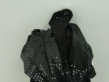 czarna sukienka ze srebrnymi wstawkami: Ulubione, Bluzka damska, XL — 6