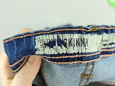 mini i rajstopy: Spodnie jeansowe, 12 lat, 152, stan - Bardzo dobry — 4