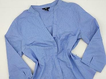 niebieska bluza hm: H&M, Koszula damska, rozmiar L — 1