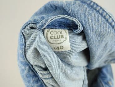 letnia sukienka z guzikami: Dziecięca kurtka jeansowa, 10 lat, 134-140 cm, Cool Club, stan - Bardzo dobry — 4