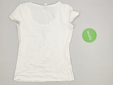 basic t shirt h: H&M Basic, T-shirt damski, rozmiar M — 4