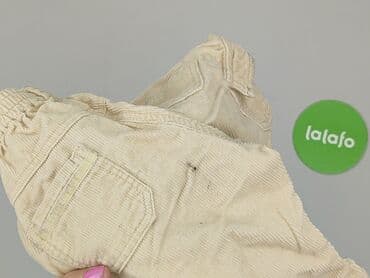 woskowane spodnie czarne: Baby material trousers, 3-6 months, 62-68 cm, George, condition - Good — 6