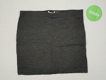 jasnoszary: H&M Basic, Spódnica damska, rozmiar M — 2