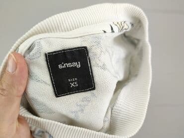 bluza biała sinsay: Sinsay, Bluza damska
, rozmiar XS — 4