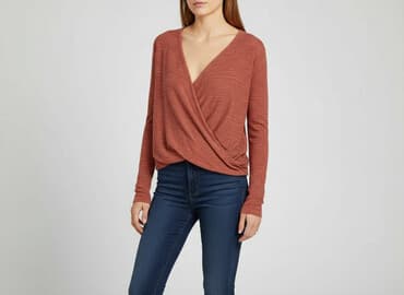 kurtka skórzana river island: River Island, Sweter damski, rozmiar L — 6