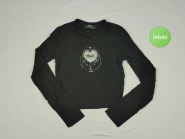 bluza czarna bershka: Bershka, Bluzka damska, rozmiar S — 2
