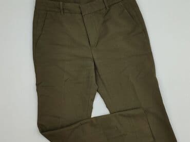 oliwkowe buty: Spodnie materiałowe damskie, rozmiar S — 1