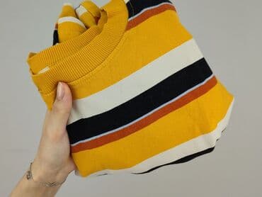 bluzka żółta w czarne paski: Bershka, Bluzka damska, rozmiar S — 5