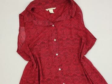 bluzka z przezroczystymi rękawami h m: H&M, Koszula damska, rozmiar M — 2