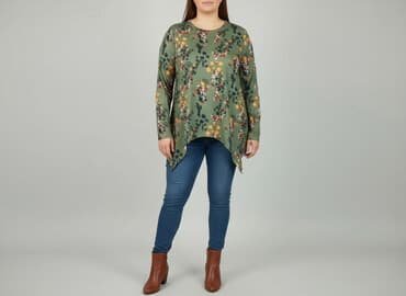 bluzki dla 70 latki: Bluzka damska, rozmiar 3XL — 6