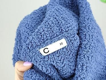 niebieski sweter damski: Golf damski, rozmiar XS — 4