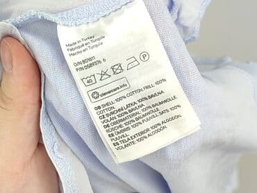 niebieska satynowa sukienka zara: H&M, Топ жіночий, розмір M — 5
