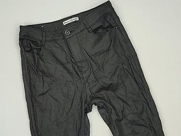 wide jeans: ELEGANTE, Spodnie materiałowe damskie, rozmiar L — 1