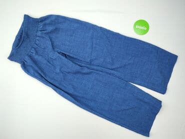 spodnie woskowane na gumce: Spodnie materiałowe damskie, M — 2