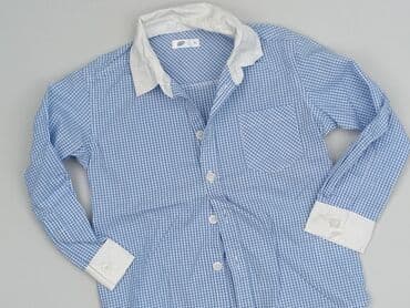 kapcie inblu ccc: Shirt 1.5-2 years, condition - Very good, pattern - Cell, color - Light blue — 1