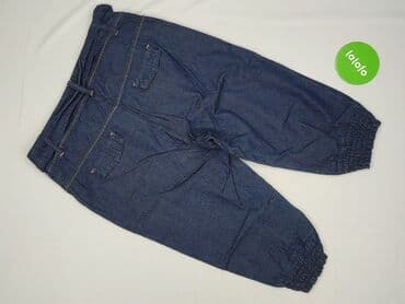 jeansy cropped damskie: Spodnie 3/4 damskie, rozmiar S — 3