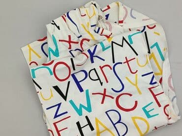 Bawełniana tkanina dekoracyjna z motywem kolorowego alfabetu - Wzór