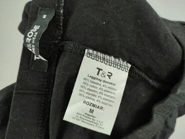 legginsy damskie bordowe: Legginsy rozmiar M — 4