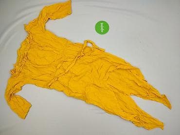 sklep modbis: Żółty damski kombinezon z długimi rękawami - Fason: kombinezon z — 2