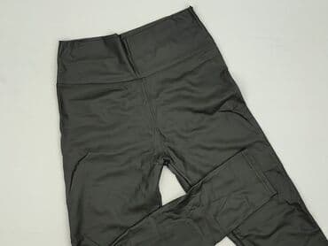 spodnie woskowane na gumce: Legginsy Ze skóry ekologicznej damskie, 2XL — 1