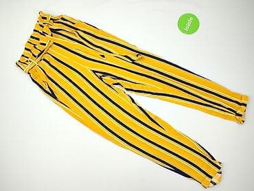 pull and bear dzwony: Sinsay, Material trousers for women, size XS — 2