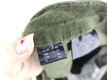 woskowane legginsy z wysokim stanem zara: Spodnie damskie, rozmiar L — 4