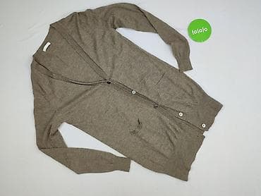 narzutka khaki: Kardigan damski, rozmiar M — 2