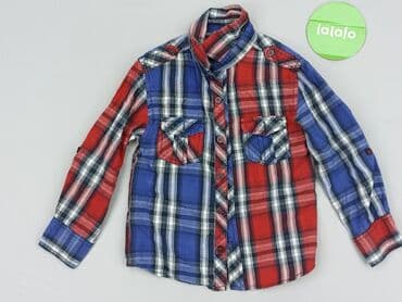 kurtki zimowe guess: Shirt 3-4 years, condition - Very good, pattern - Cell, color - Multicolored — 2