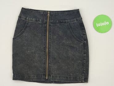 spódniczka dżinsowe z wysokim stanem: FB Sister, Spódnica damska, rozmiar XS — 3