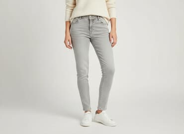 baggy grey jeans: Daysie, Jeansy damskie, rozmiar M — 7