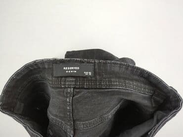 legginsy woskowane wysoki stan: Denim, Jeansy damskie, M — 4