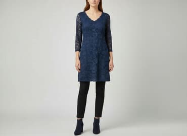 paznokcie do niebieskiej sukienki: Ze-Ze, Sukienka damska, rozmiar S — 7