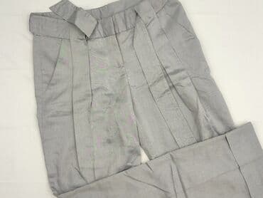 spodnie materiałowe z wysokim stanem: Spodnie materiałowe damskie, rozmiar M — 1