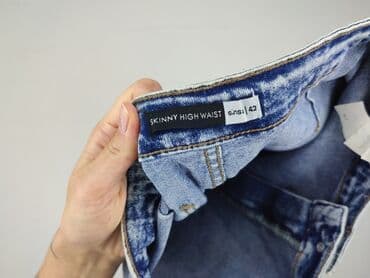 woskowane jeansy z wysokim stanem: Jeansy damskie, rozmiar XL — 4