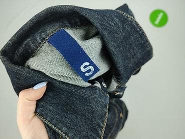 basic apparel kurtki: Męska kurtka jeansowa, rozmiar S. - Klasyczny krój trucker z — 4