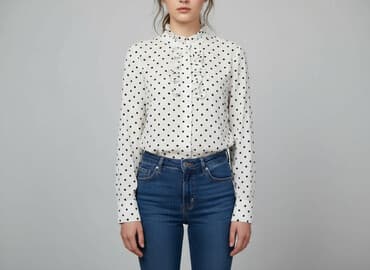 bluzki w cętki: Bluzka damska, rozmiar S — 7