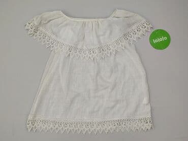 biale bluzki z gipiurą: Bluzka damska, rozmiar S — 2