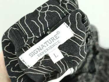 damskie legginsy wzór geometryczny: Spodnie materiałowe damskie, rozmiar L — 4