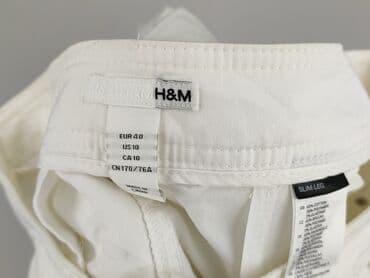 hm spodnie zimowe: H&M, Spodnie materiałowe damskie, rozmiar M — 4