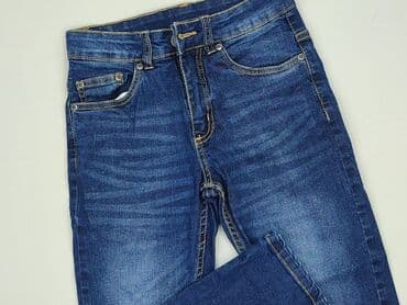 stradivarius woskowane spodnie: Jeans, 7 years, 122, condition - Very good — 1