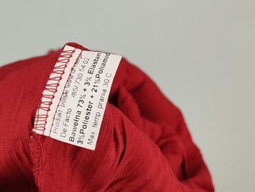 czerwona bluzki z bufkami: Defacto, Bluzka damska, S — 5