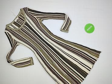 leather: Cream, Sukienka damska, rozmiar M — 2