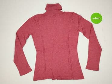 sweter bordo: Golf damski, rozmiar M — 2