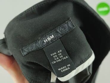 spódnice midi plisowane czarne: H&M, Spódnica damska, M — 4