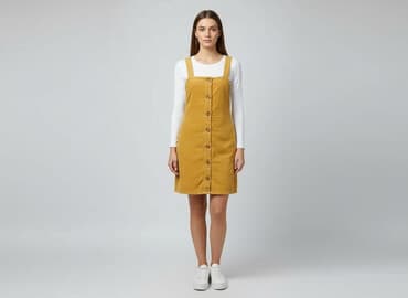 shein zolta sukienka: Boohoo, Sukienka damska, rozmiar L — 6