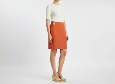 pomarańczowa spódnice ołówkowe: Spódnica damska, rozmiar S — 7