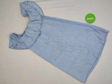 błękitna sukienki midi: Sukienka damska, rozmiar S — 2