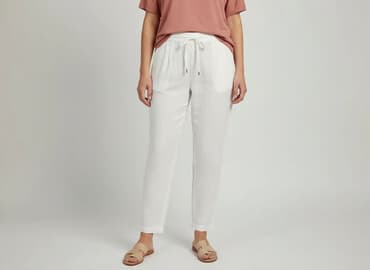 białe buty deichmann: BODY FLIRT, Spodnie materiałowe damskie, rozmiar S — 7